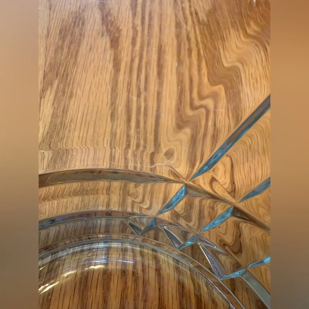 Vintage Luminarc USA Clear Glass Serving Bowl